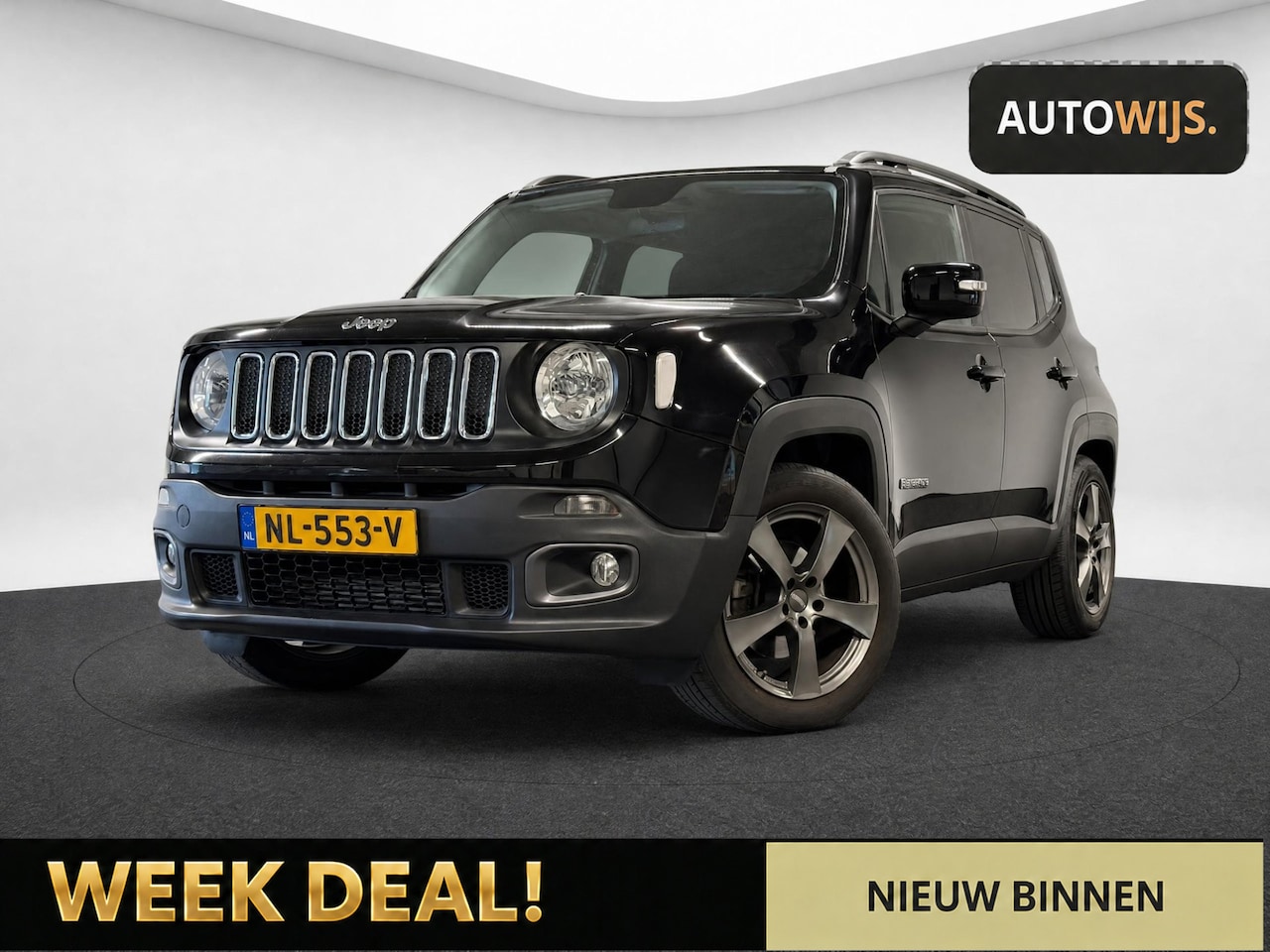 Jeep Renegade - 1.4 MultiAir Freedom|TREKHAAK|NAVI|PDC|LM-VELG|NL AUTO|CRUISE - AutoWereld.nl
