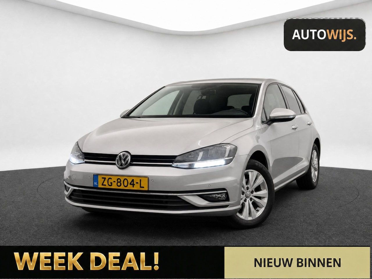Volkswagen Golf - 1.0 TSI Comfortline|AUT|NAVI|MF-STUUR|ACC|NL AUTO|GOED ONDERHOUDEN - AutoWereld.nl