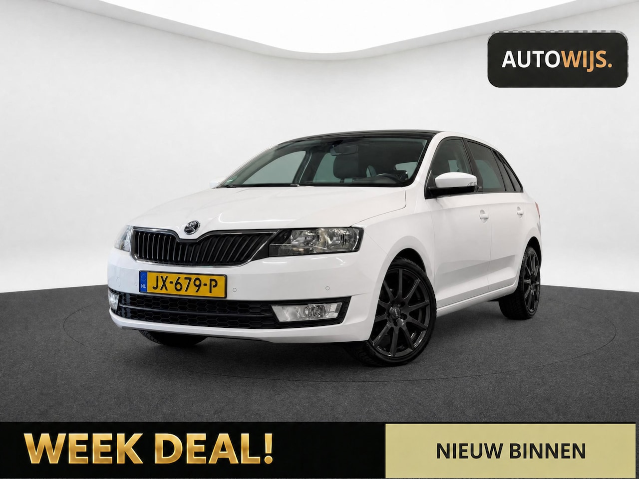 Skoda Rapid Spaceback - 1.2 TSI Greentech JOY|AUT|PANO|PDC|NAVI|NL AUTO - AutoWereld.nl
