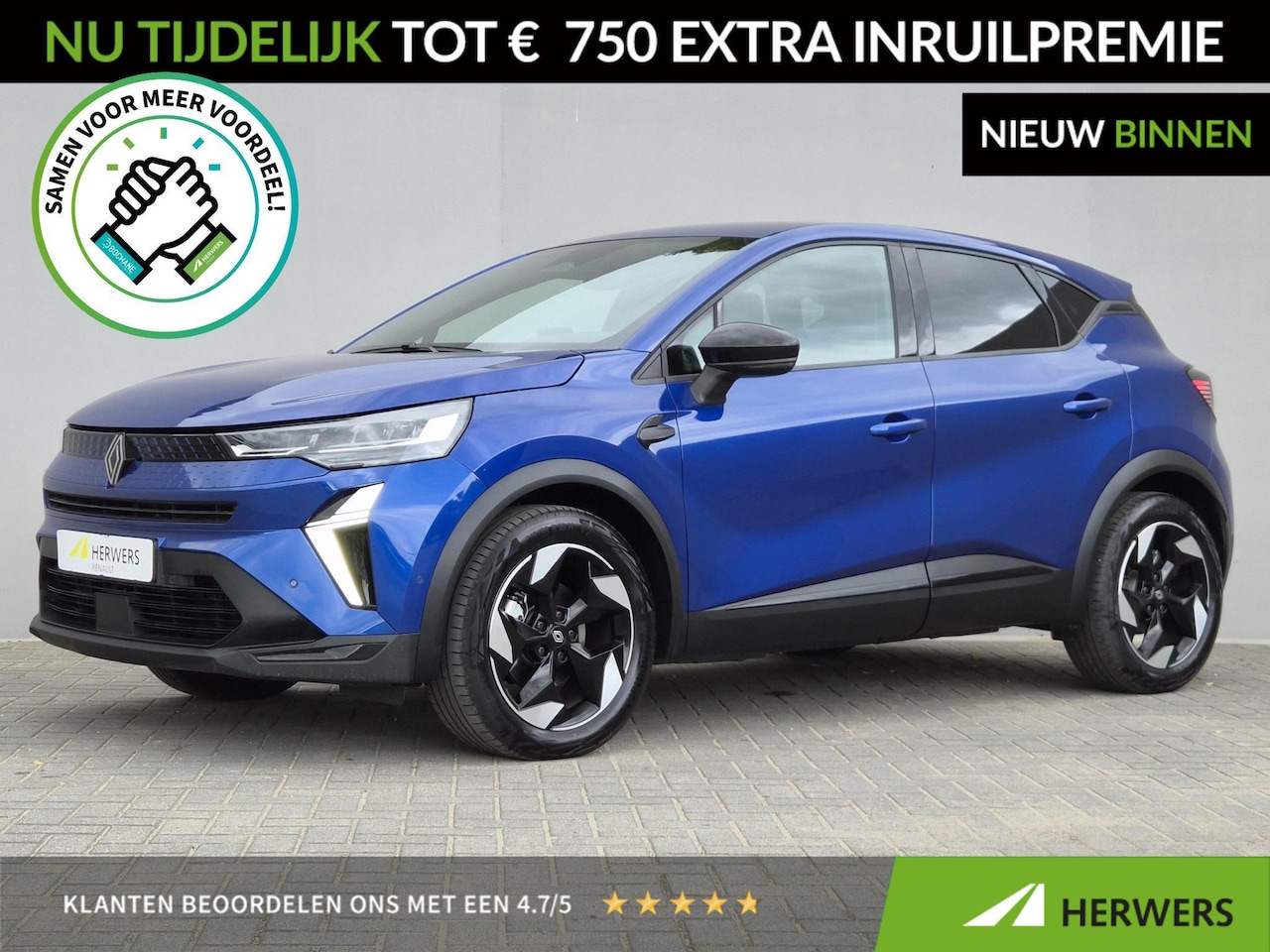 Renault Captur - 1.8 E-Tech full hybrid 160 techno / Fabrieksgarantie tot 03-2029 / Pack Winter / Stuur- en - AutoWereld.nl