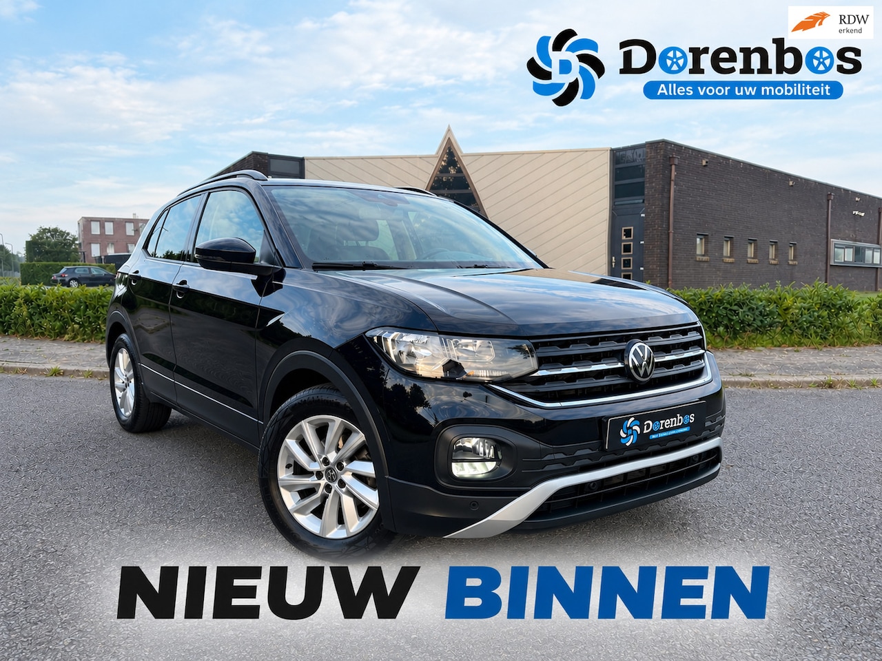 Volkswagen T-Cross - 1.0 TSI Style | Lichtmetalen-Velgen | Airco | Lane assist | Inklapbare spiegels - AutoWereld.nl