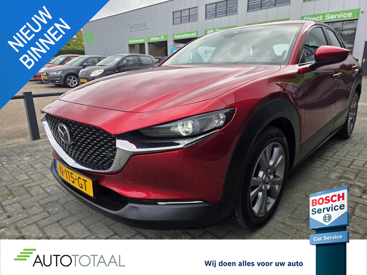 Mazda CX-30 - 2.0 e-SkyActiv-X M Hybrid Comfort Stoel+Stuur verwarming, Trekhaak, Adapt Cruise, Climate, - AutoWereld.nl