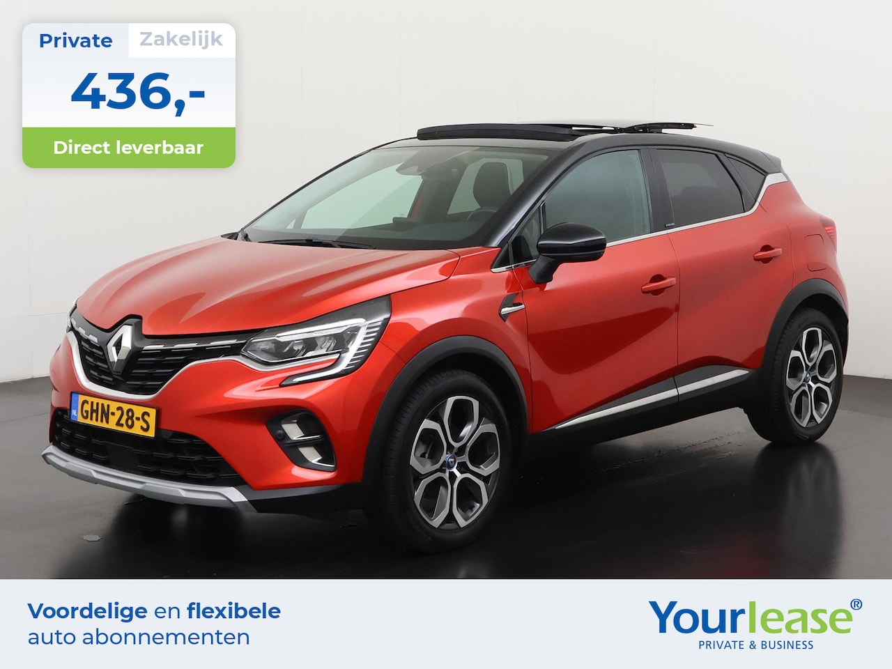 Renault Captur - 1.6 E-Tech Plug-in 160 Intens | All-in 436,- Private Lease | Direct uit voorraad - AutoWereld.nl