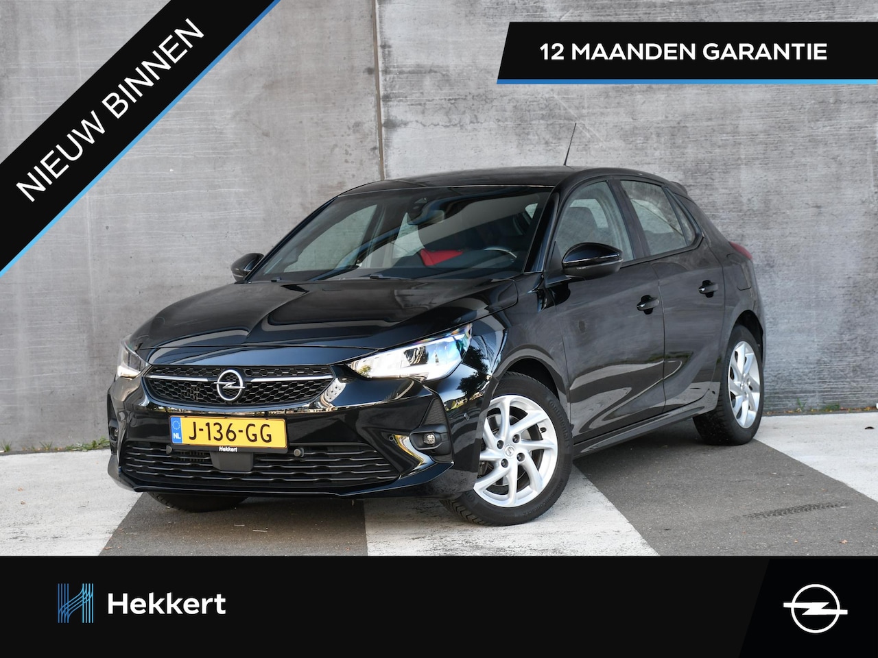 Opel Corsa - GS Line 1.2 Turbo 100pk Automaat DODE HOEK | 16''LM | CAMERA | APPLE-CARPLAY | DAB | NAVI - AutoWereld.nl