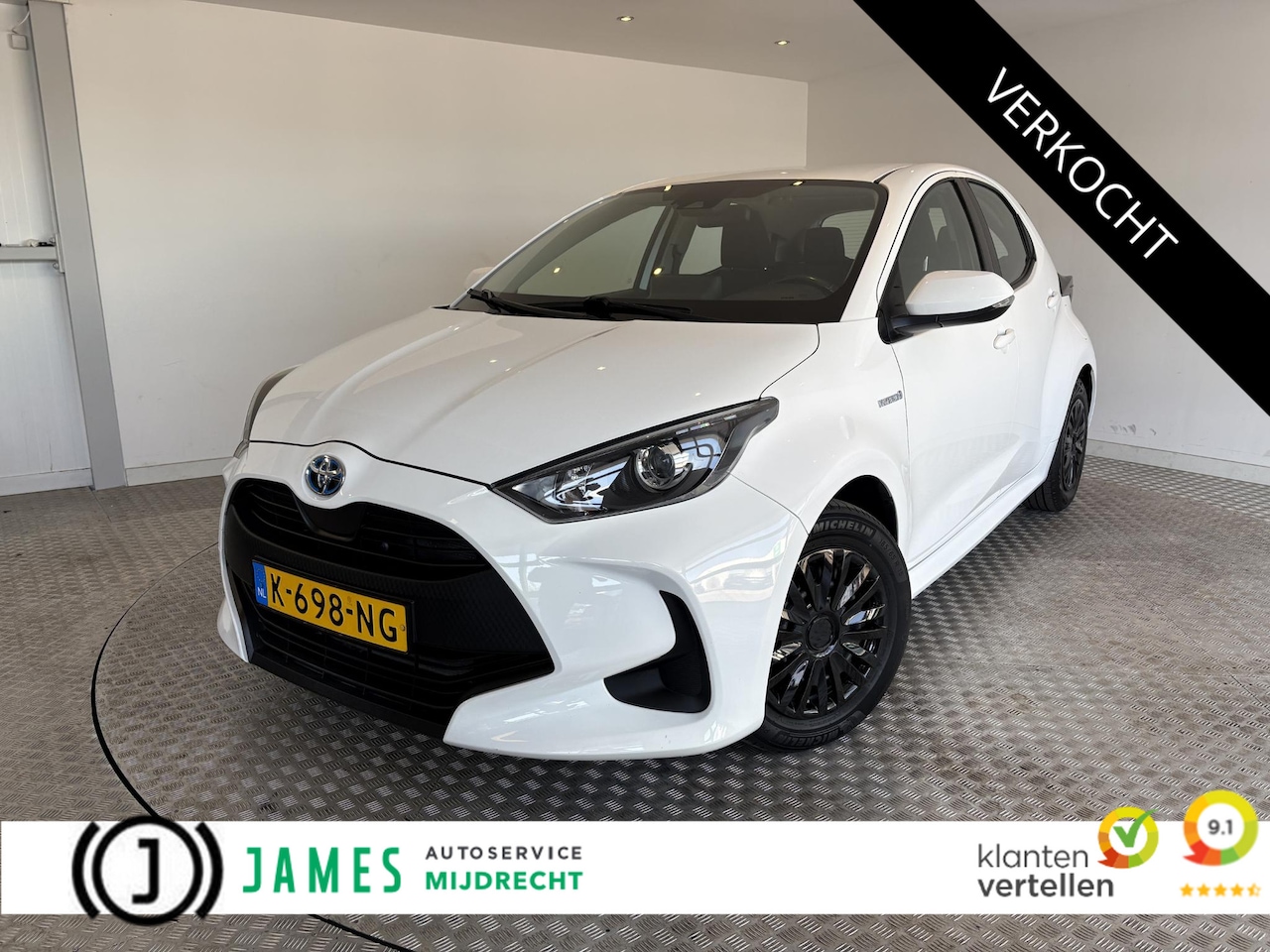Toyota Yaris - 1.5 Hybrid Active Camera Adaptive Cruise Automaat - AutoWereld.nl