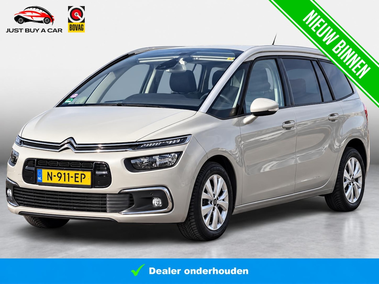 Citroën Grand C4 SpaceTourer - 1.2 PureTech Live+ | Camera | Bluetooth | Cruise Control | Navigatie | 1e Eigenaar | DAB | - AutoWereld.nl