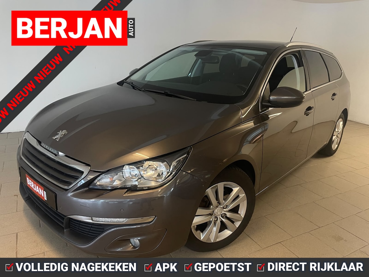 Peugeot 308 SW - 1.6 BlueHDI Blue Lease Executive AIRCO NAVI CRUISE BLUETOOTH PANO DAK ELEK RAMEN CENT VERG - AutoWereld.nl