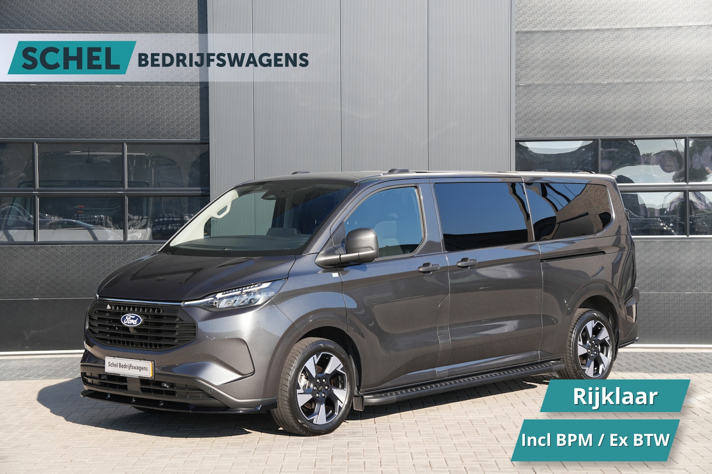 Ford Transit Custom - 320 2.5 PHEV L2H1 Trend 232pk - 2x Schuif - Trekhaak - Blindspot - ACC - Stoel/Stuurverwar - AutoWereld.nl