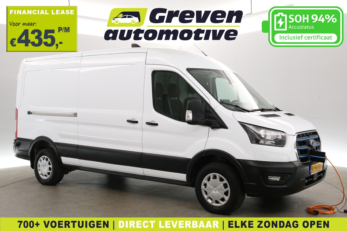 Ford Transit - Elektrisch L3H2 68 kWh 184PK | Snelladen | SOH 94% | Clima | 360° Camera | 3 Zits | Cruise - AutoWereld.nl
