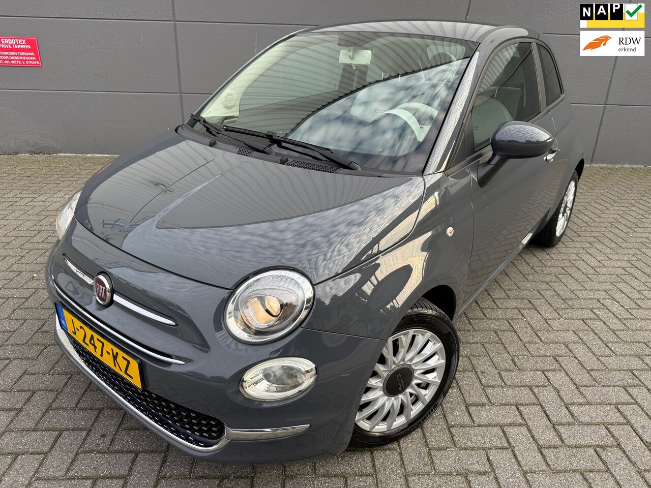 Fiat 500 - 1.2 Lounge*Automaat*NAP*Cruise*Velgen*Airco*Elkt-Ramen*NEW-APK - AutoWereld.nl