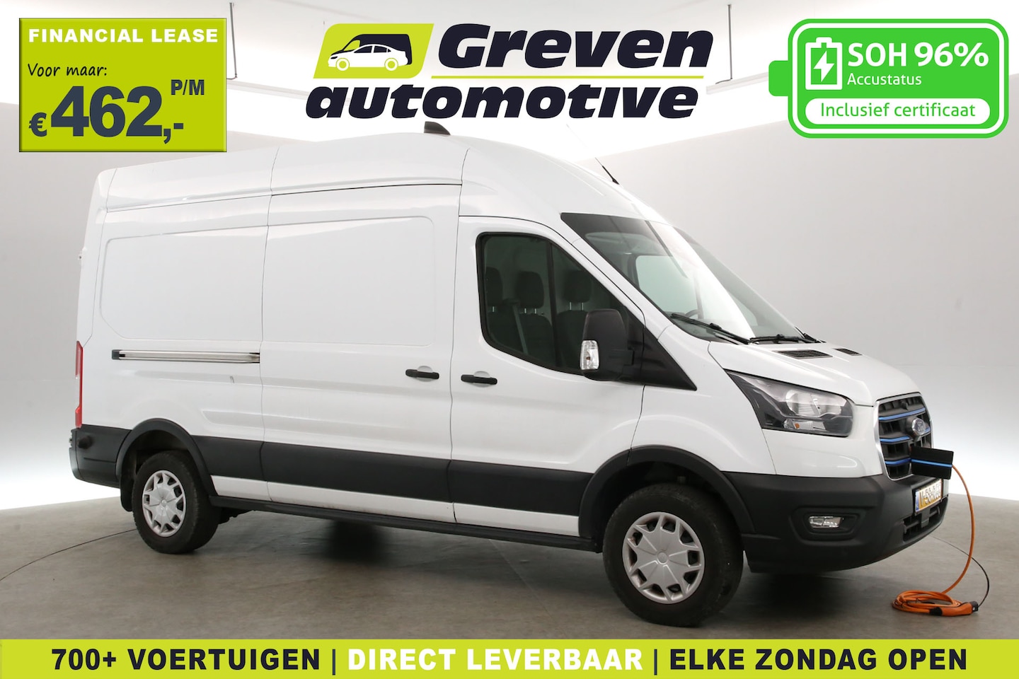 Ford Transit - L3H3 68 kWh | Elektrisch | Snelladen | SOH 96% | Clima | Camera | 3 Zits | Carplay | Cruis - AutoWereld.nl