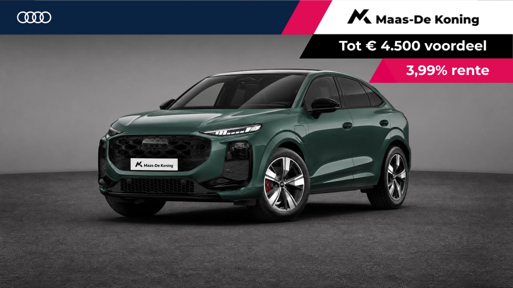 Audi Q3 Sportback - 1.5 e-hybrid S edition 272 PK · Glazen panoramadak · Tech pro · Trekhaak elek. wegklapbaar - AutoWereld.nl