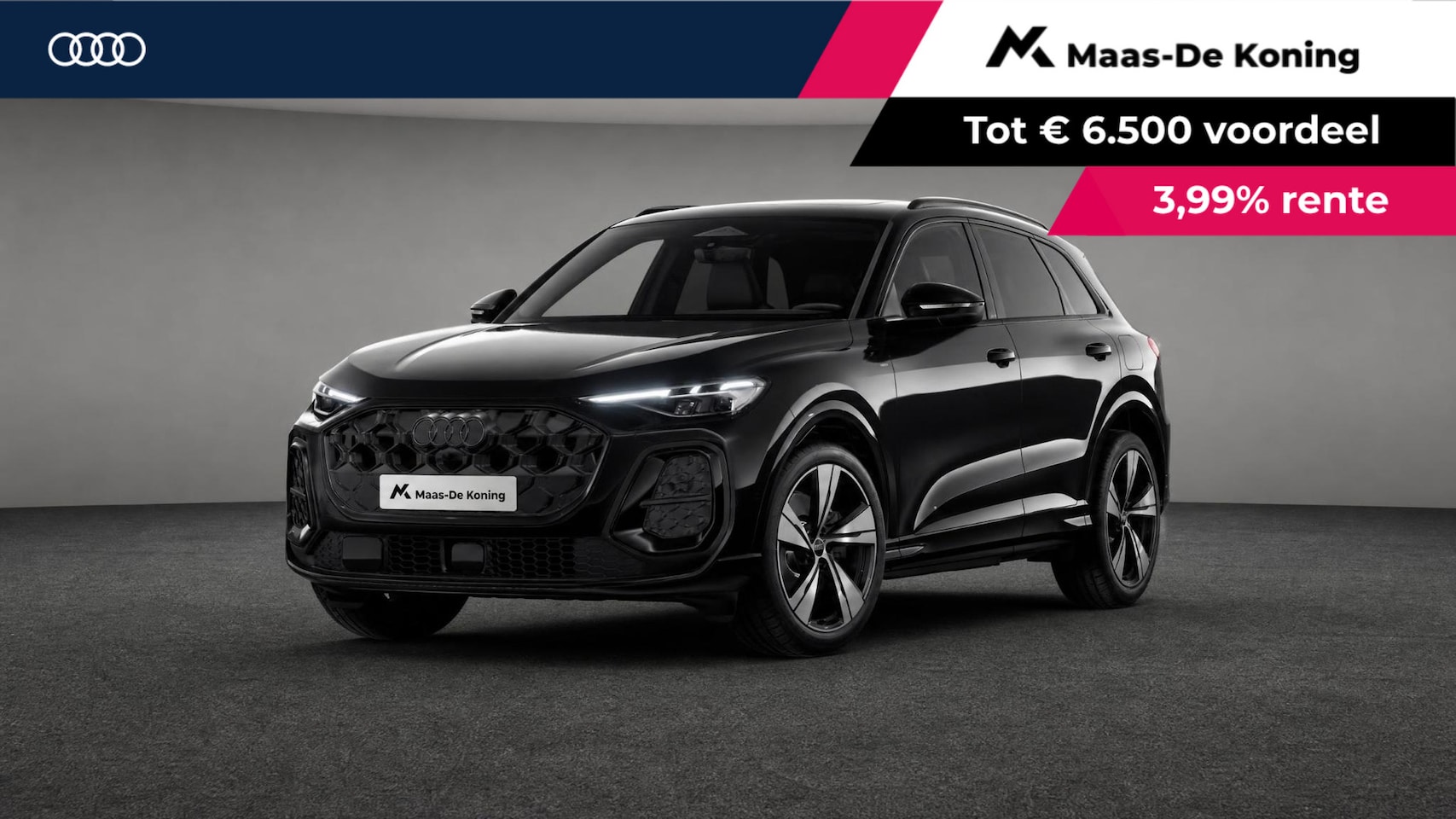Audi Q5 - 2.0 TFSI e-hybrid quattro S edition 299 PK · 21" LM Velgen · Tech plus · Glazen panoramada - AutoWereld.nl