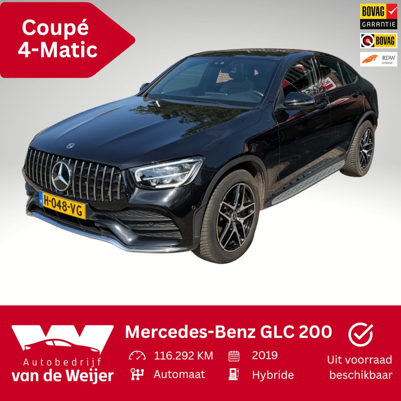 Mercedes-Benz GLC-klasse Coupé - GLC200 4MATIC Face-Lift Premium Plus - AutoWereld.nl