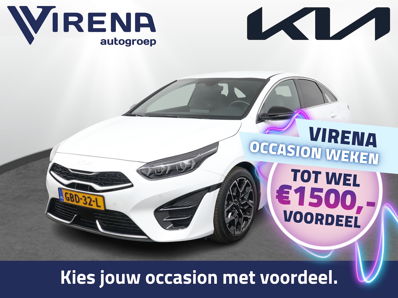 Kia Pro cee'd - 1.5 T-GDi GT-Line Automaat - Apple Carplay/Android Auto - Cruise Control - Dodehoekdetecti - AutoWereld.nl