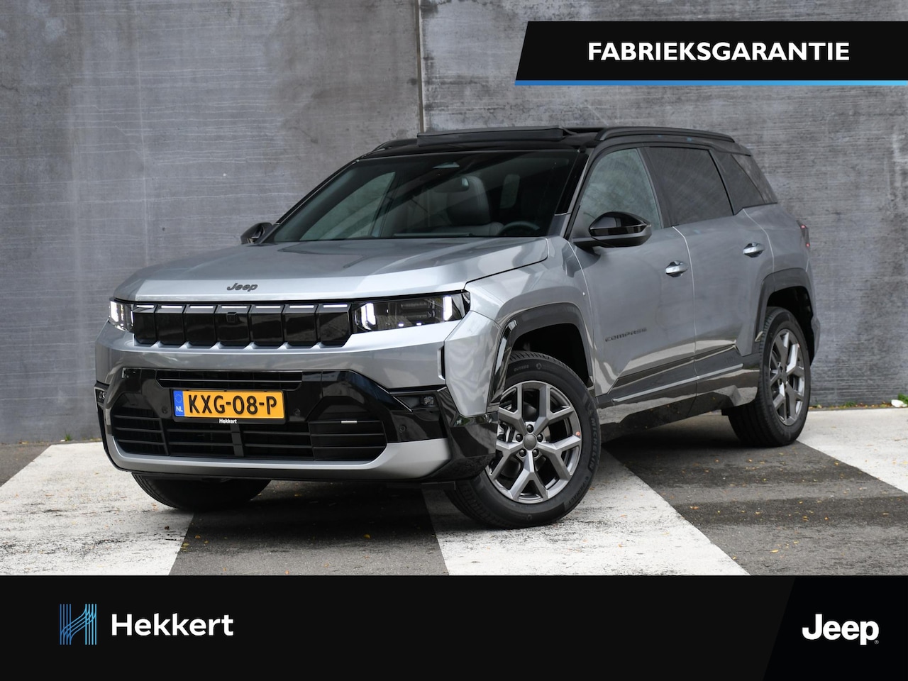Jeep Compass - First Edition 1.2 e-Hybrid 145pk Automaat PANO | MASSAGE | 360° CAM. | ADAPT. CC | STOELVE - AutoWereld.nl