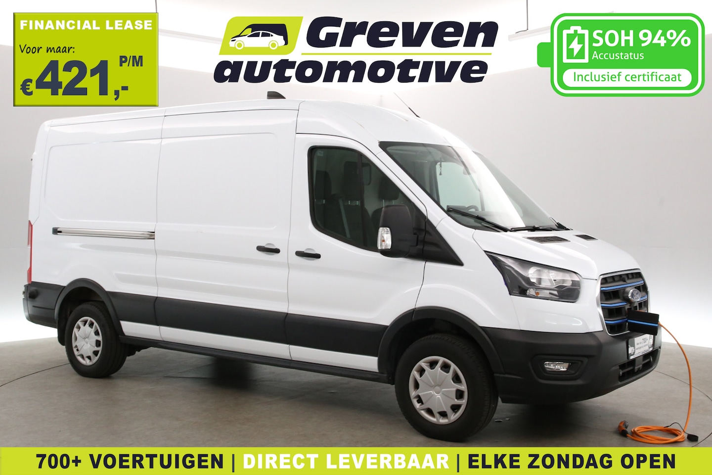 Ford E-Transit - L3H2 68 kWh | Snelladen | SOH 94% | Clima | Cruise - AutoWereld.nl