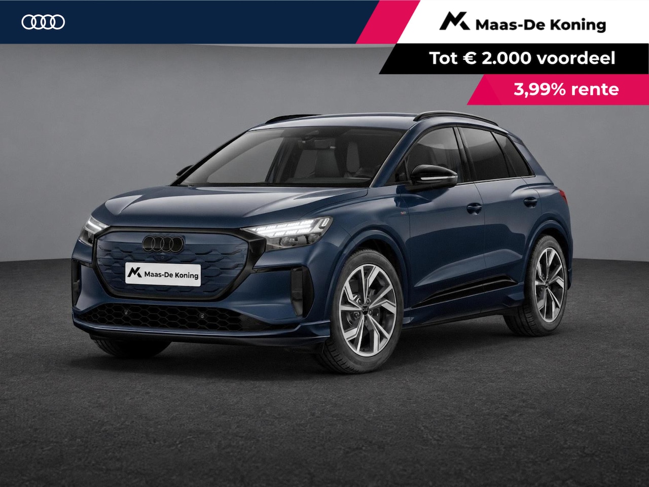 Audi Q4 e-tron - S edition performance 82 kWh 286 PK · Trekhaak elek. wegklapbaar · Optiekpakket zwart · Op - AutoWereld.nl