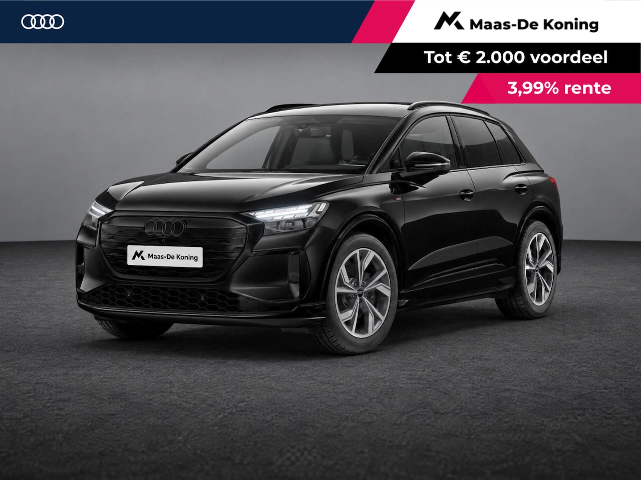 Audi Q4 e-tron - S edition performance 82 kWh 286 PK · Trekhaak elek. wegklapbaar · Optiekpakket zwart · Op - AutoWereld.nl
