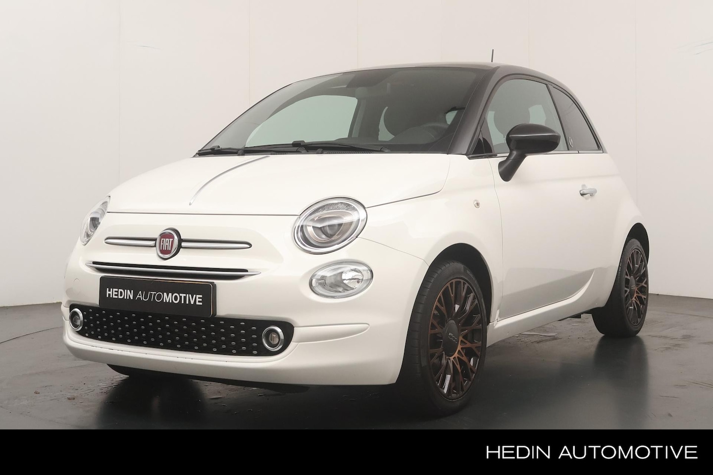 Fiat 500 - 1.2 69pk Lounge | Parkeersensoren | Climate control | Cruise control | Panorama dak | Blue - AutoWereld.nl