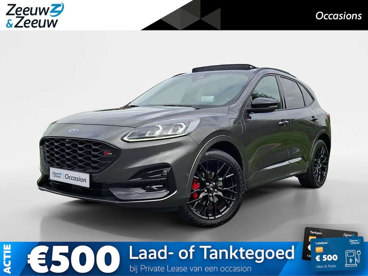 Ford Kuga - 2.5 PHEV ST-Line X Black Pack | NL-Auto | 1e Eigenaar | Dealer onderhouden | Panoramadak | - AutoWereld.nl