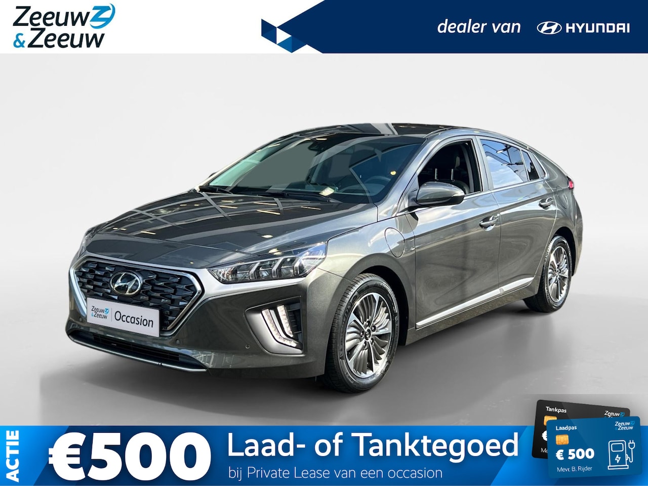 Hyundai IONIQ - 1.6 GDi PHEV Premium 142PK | 52km elektrisch WLTP | Navigatie | Cruise Control | Climate C - AutoWereld.nl