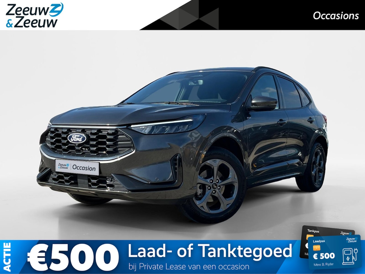 Ford Kuga - 2.5 PHEV ST-Line | Adaptieve Cruise Control | 360 Camera | Stoel/Stuur/Voorruitverwarming - AutoWereld.nl