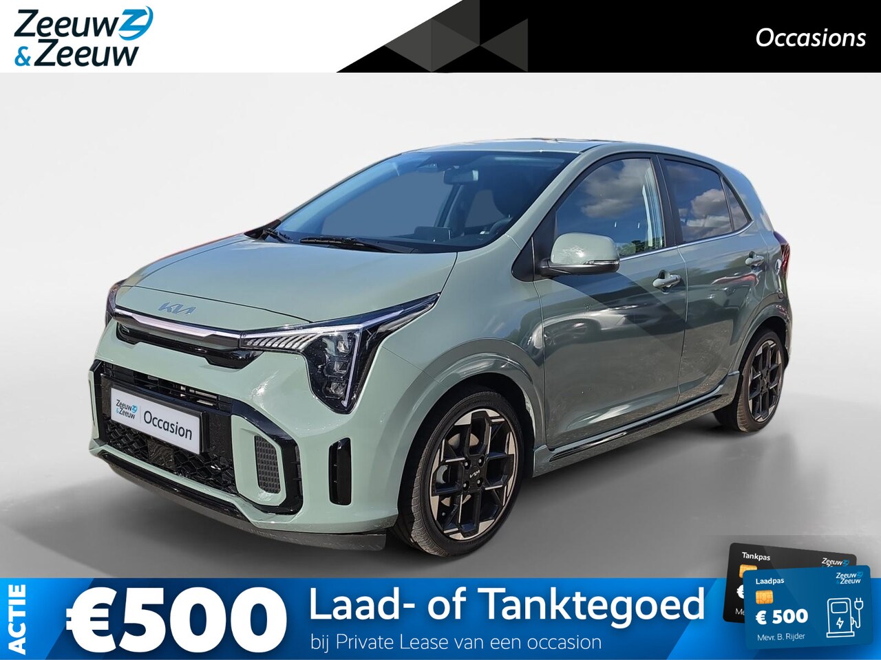Kia Picanto - 1.0 DPI GT-Line | Stoel + stuurverwarming | Lederen bekleding | Schuif/kanteldak | Navigat - AutoWereld.nl