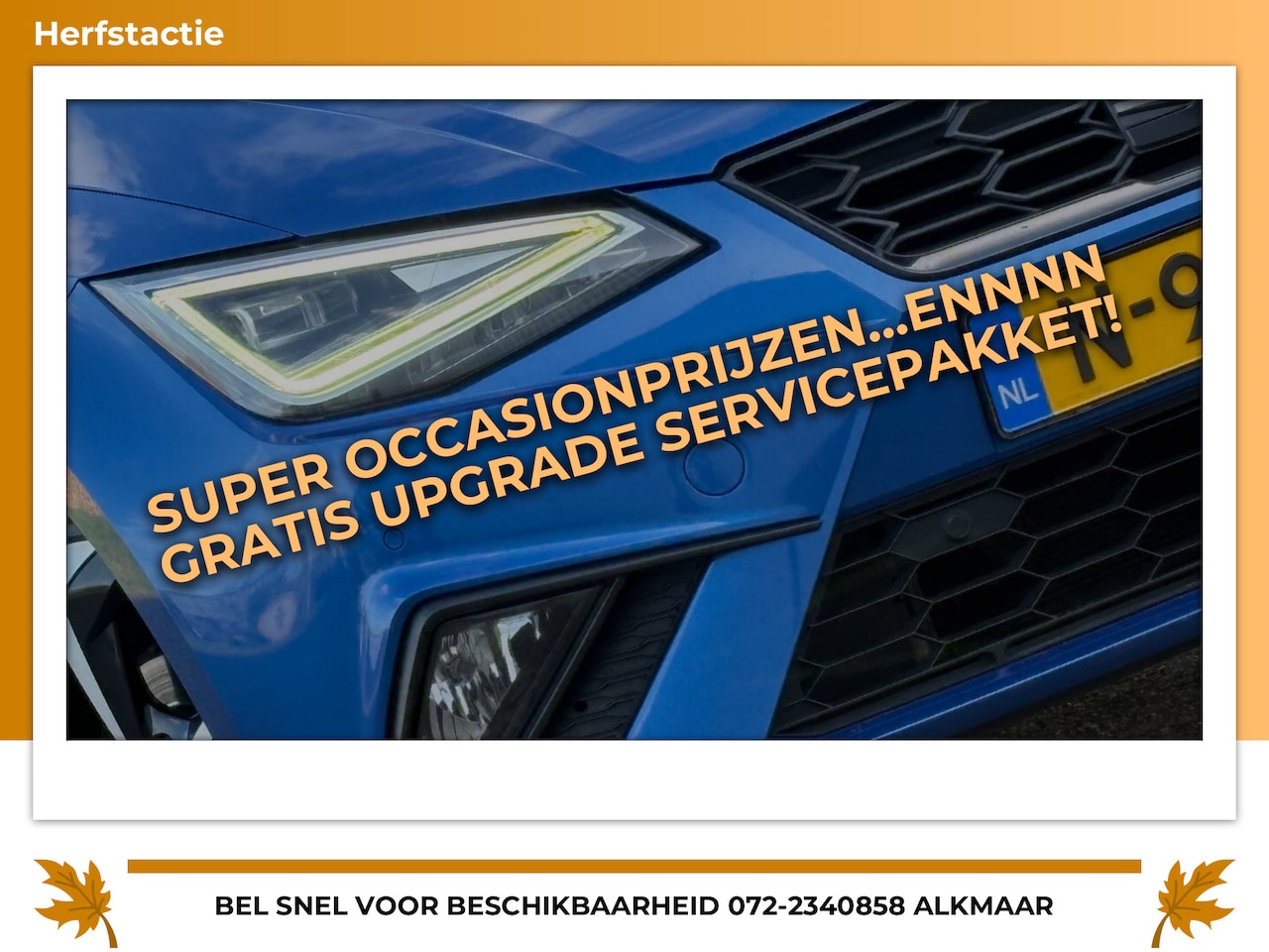 SEAT Ibiza - 1.0 EcoTSI FR Business Intense - Saphire Blue - Carplay/Camera/Virtual - AutoWereld.nl