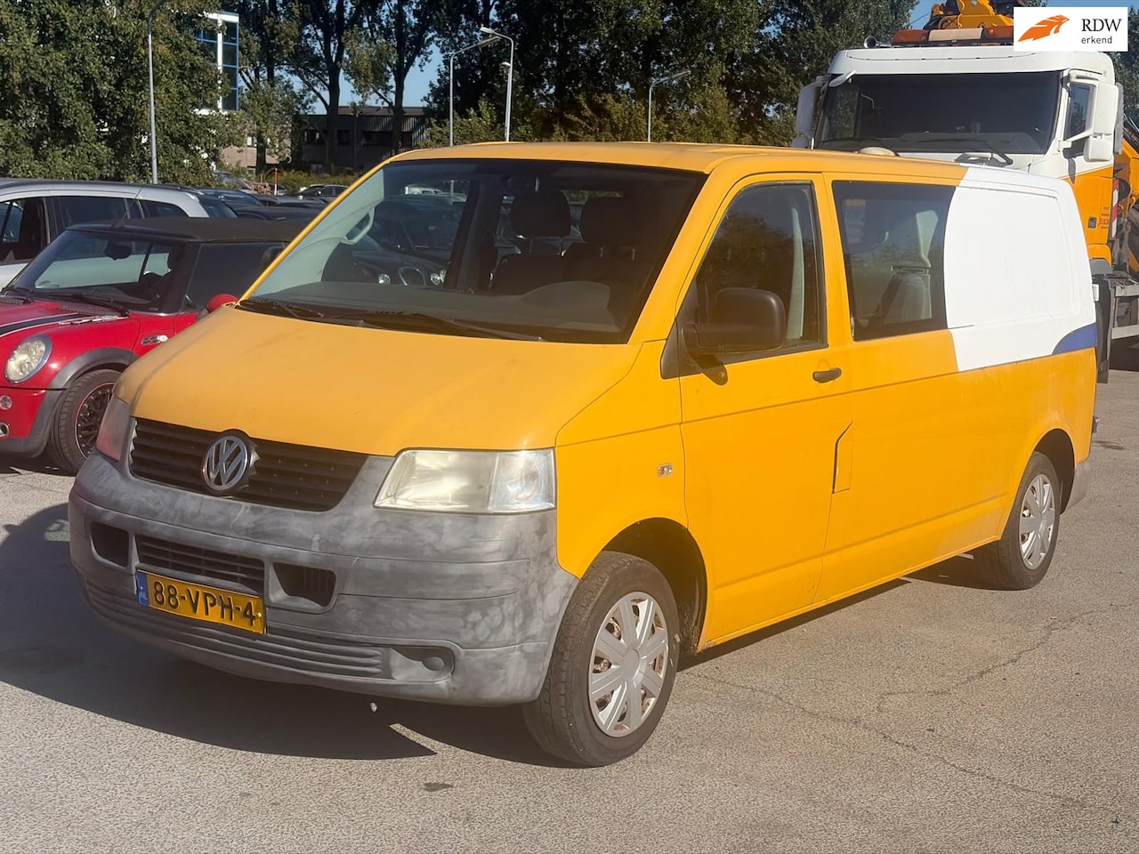 Volkswagen Transporter - 1.9 TDI 340 Trendline DUBCABINE LANG! - AutoWereld.nl