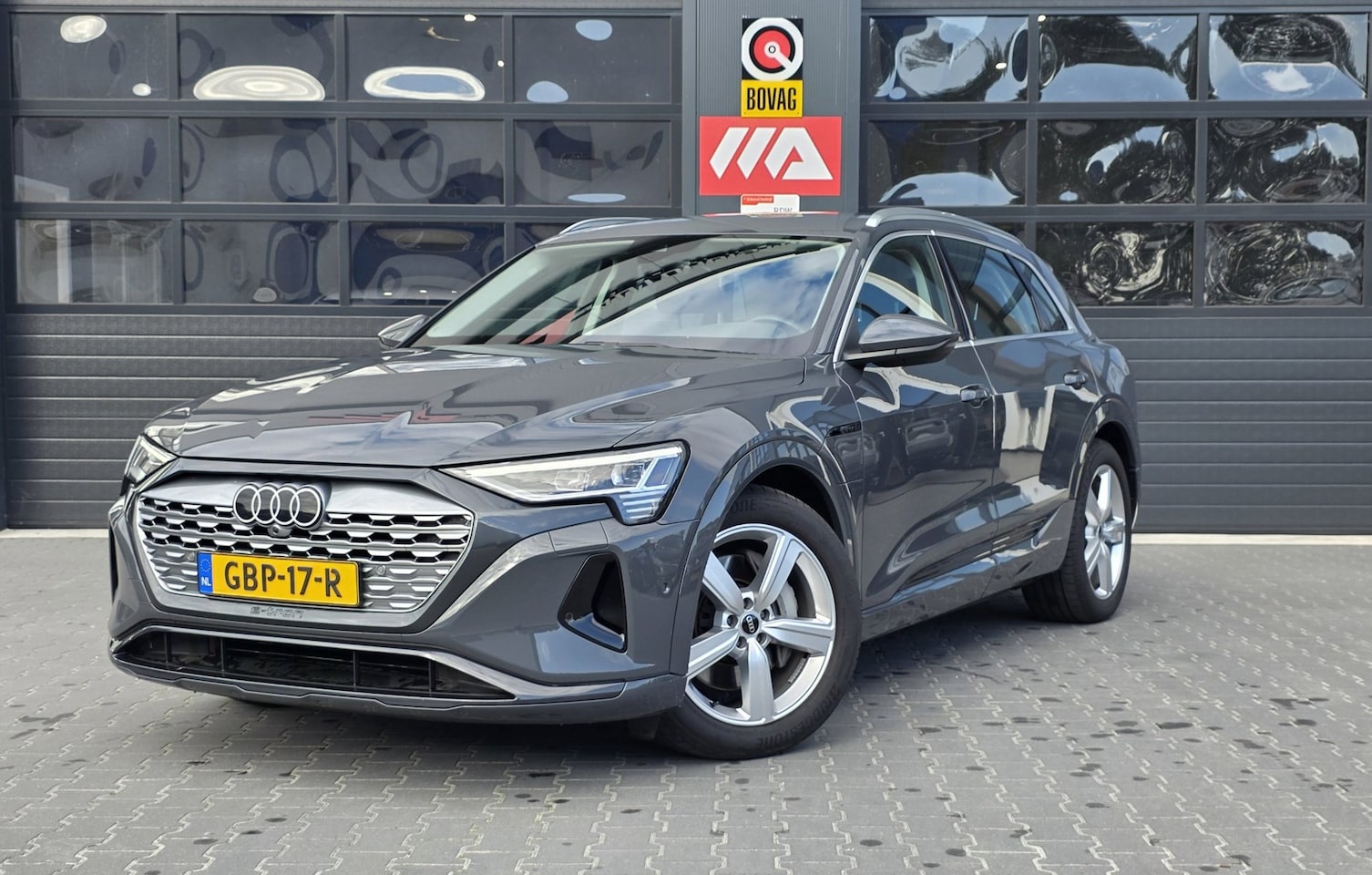 Audi Q8 e-tron - 55 quattro Advanced Edition 115 kWh | LEDER | STOELVERWARMING | CAMERA - AutoWereld.nl