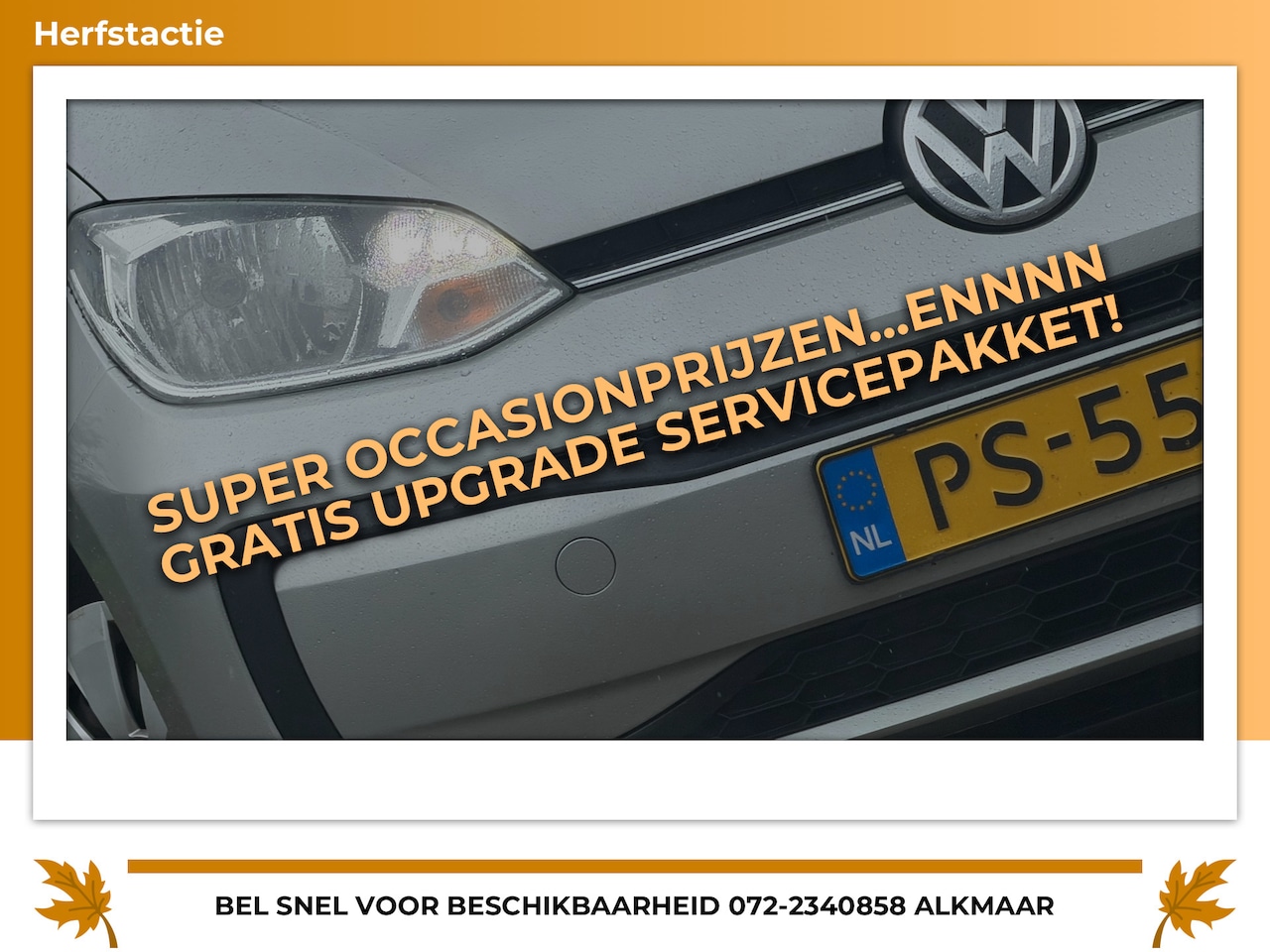 Volkswagen Up! - 1.0 BMT Move Up! - Dark Silver - 2017 - Airco/Bluetooth - Compact & Zuinig - AutoWereld.nl