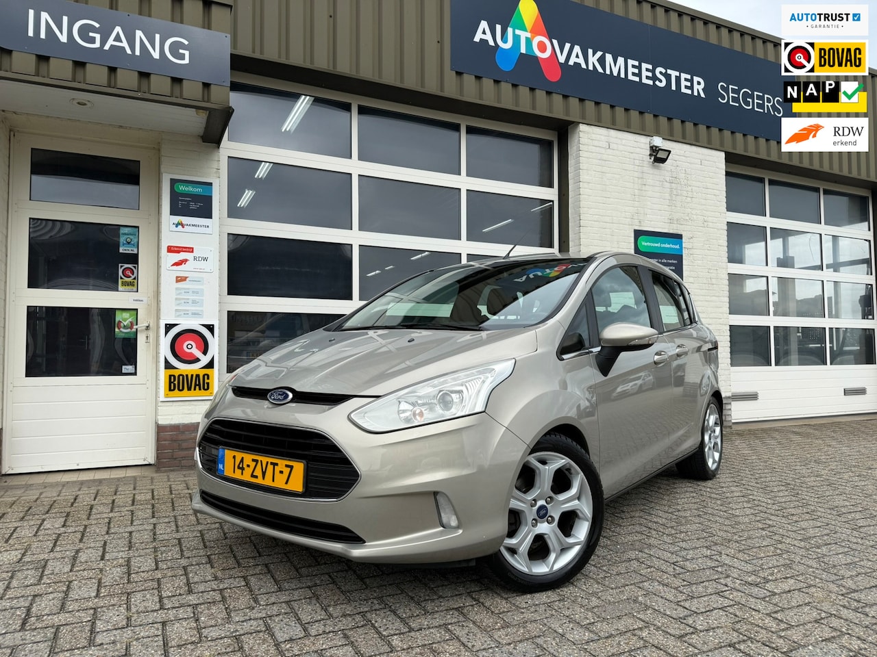 Ford B-Max - 1.0 EcoBoost Titanium|Airco|PDC|NAP|Trekhaak| - AutoWereld.nl