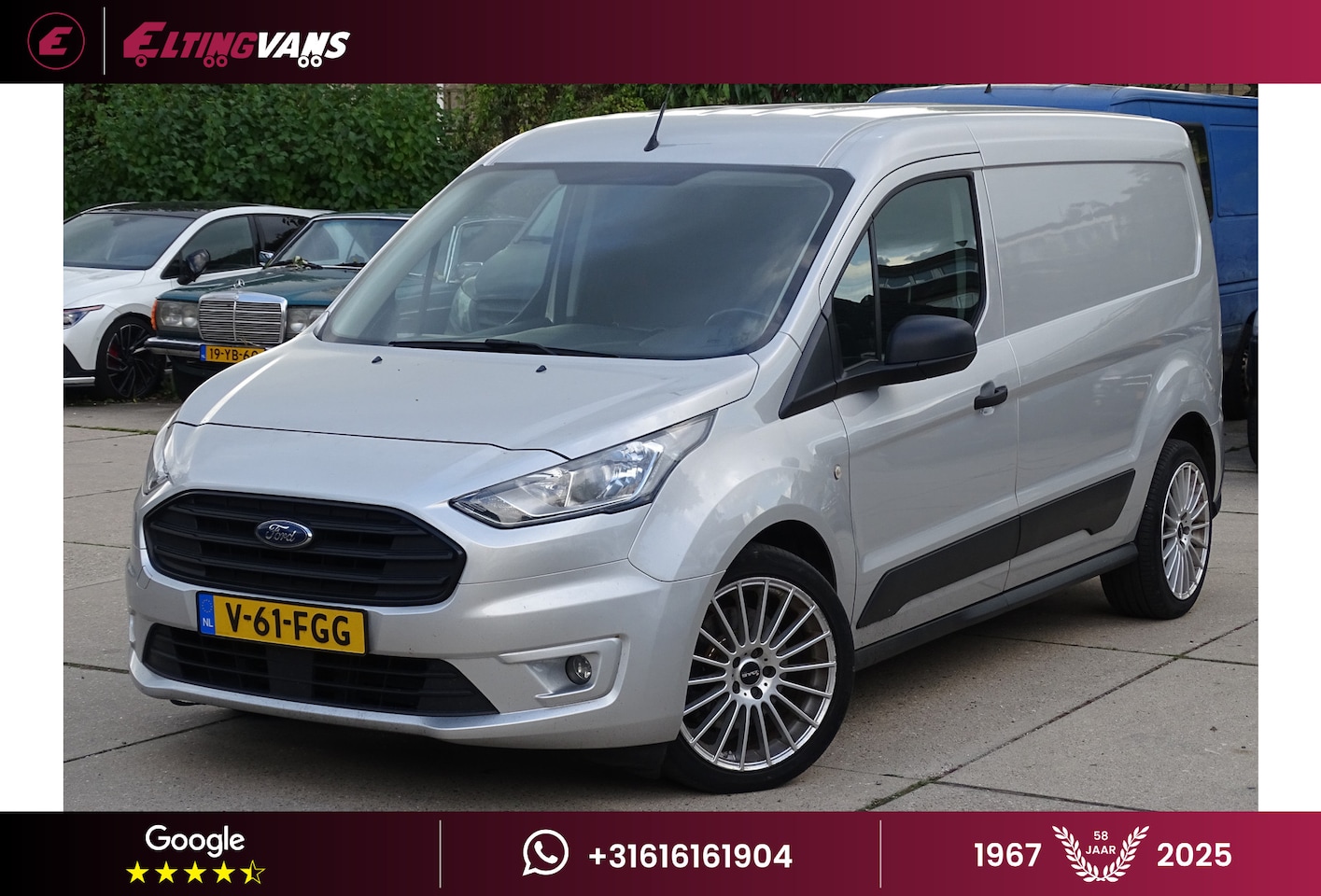 Ford Transit Connect - 1.5 EcoBlue L2 Navi 3 Zits Trekhaak - AutoWereld.nl
