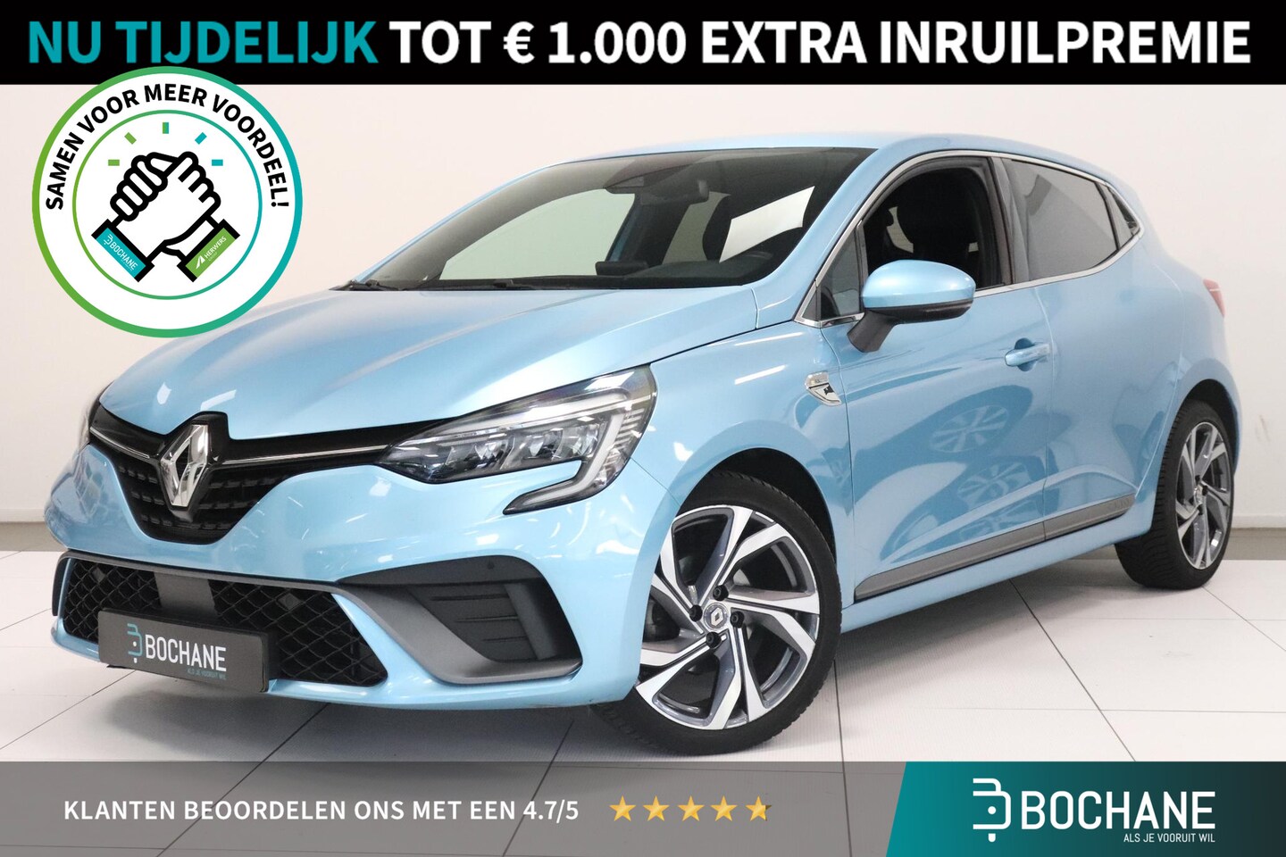 Renault Clio - 1.0 TCe R.S. Line | Camera | Sportstoelen | Climate control | 9,3"Navigatie | AppleCarplay - AutoWereld.nl