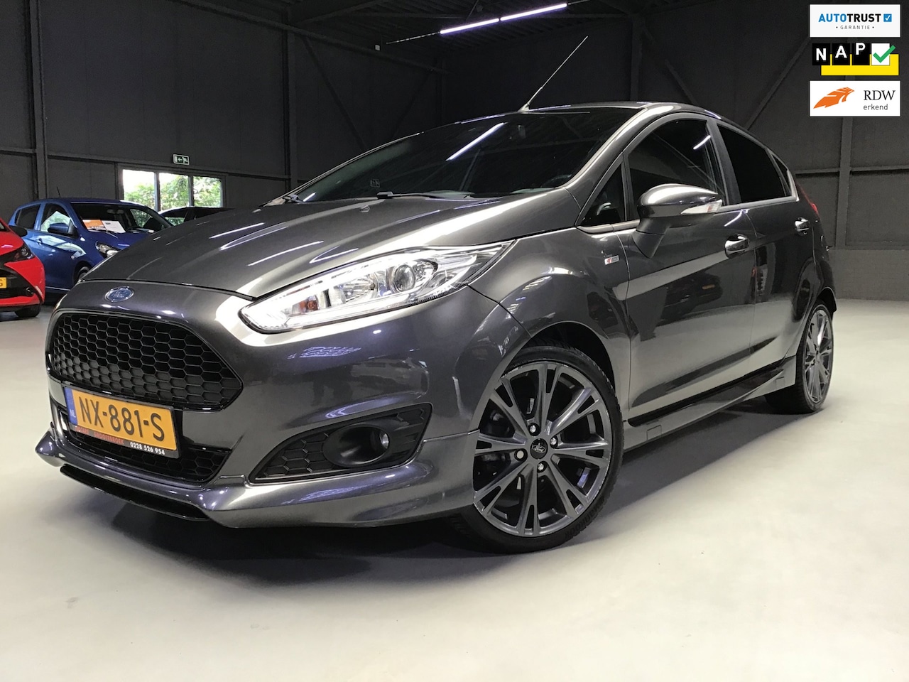 Ford Fiesta - 1.0 EcoBoost ST Line I Dealer Onderh. I Navi I Clima I Cruise I Led I 17inch I Park. sens - AutoWereld.nl