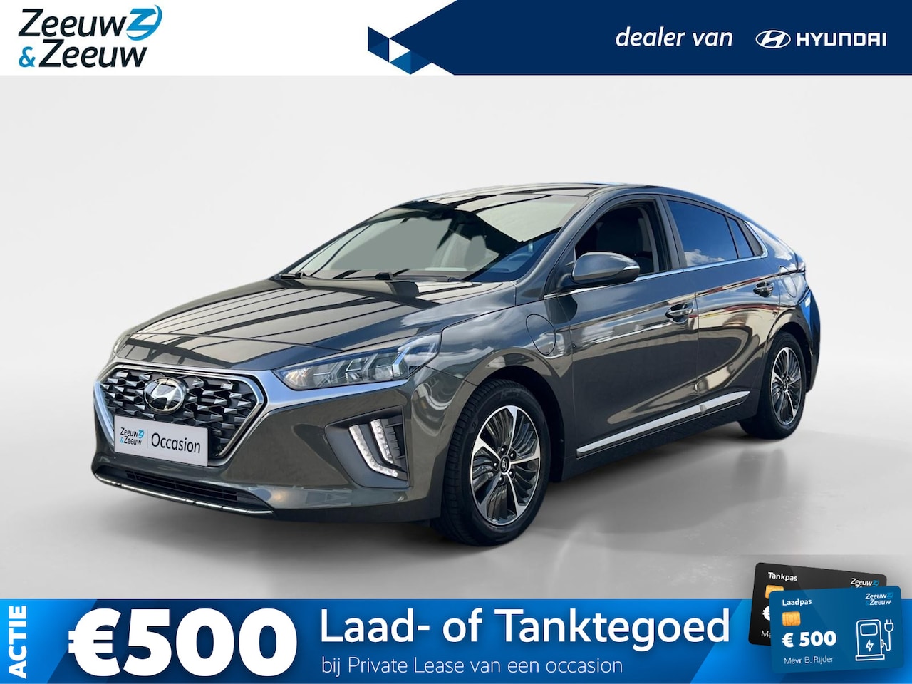 Hyundai IONIQ - 1.6 GDi PHEV Premium 142PK | 52km elektrisch WLTP | Navigatie | Trekhaak | Climate Control - AutoWereld.nl