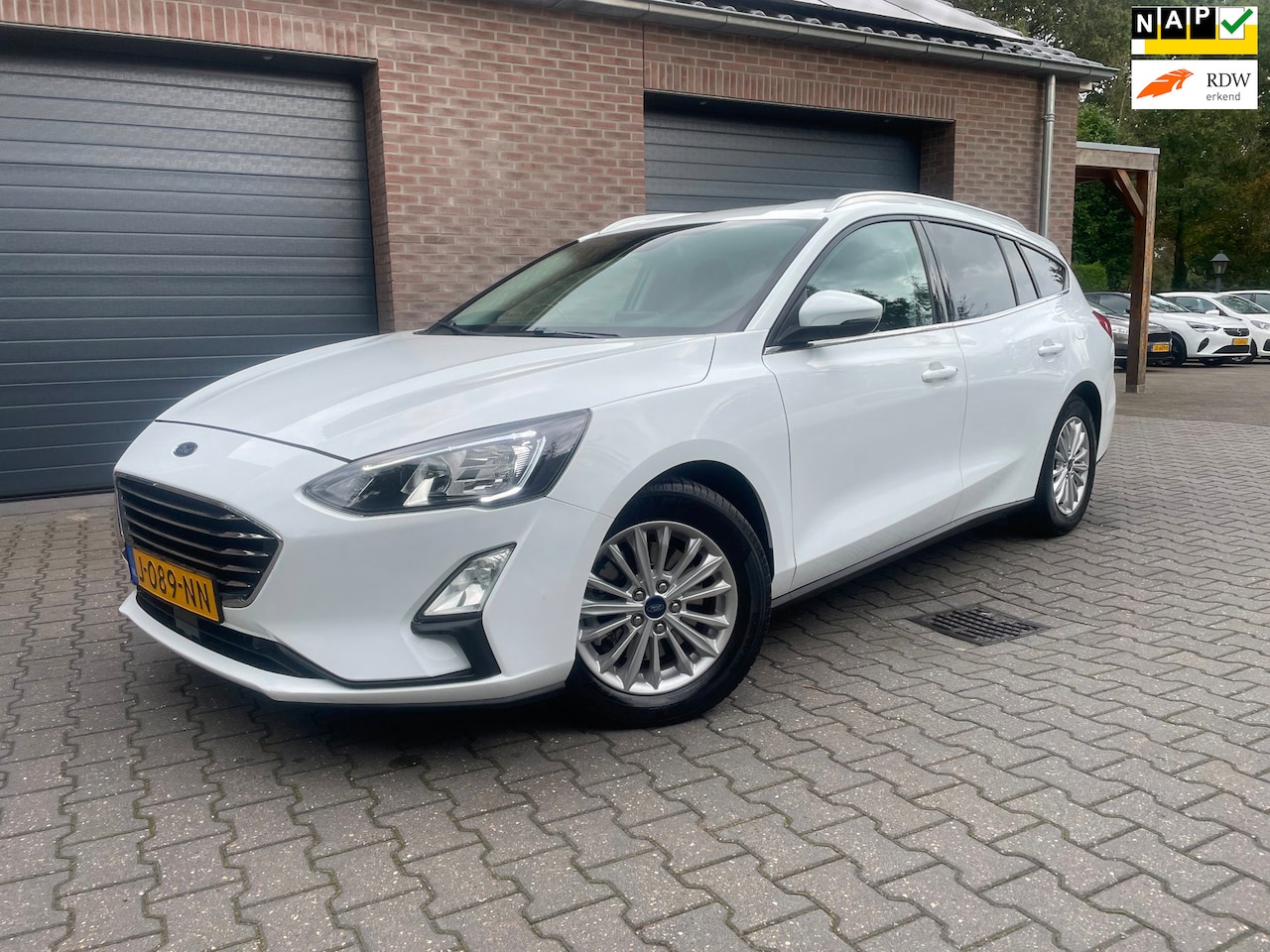 Ford Focus Wagon - 1.0 EcoBoost Hybrid Titanium X Business ECC CARPLAY CAMERA 2020 - AutoWereld.nl