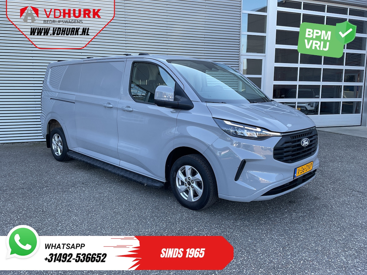 Ford Transit Custom - 2.0 TDCI 170 pk Aut. L2 LED/ Adapt.Cruise/ Standkachel/ 2x Schuifdeur/ Carplay/ Stoelverw. - AutoWereld.nl