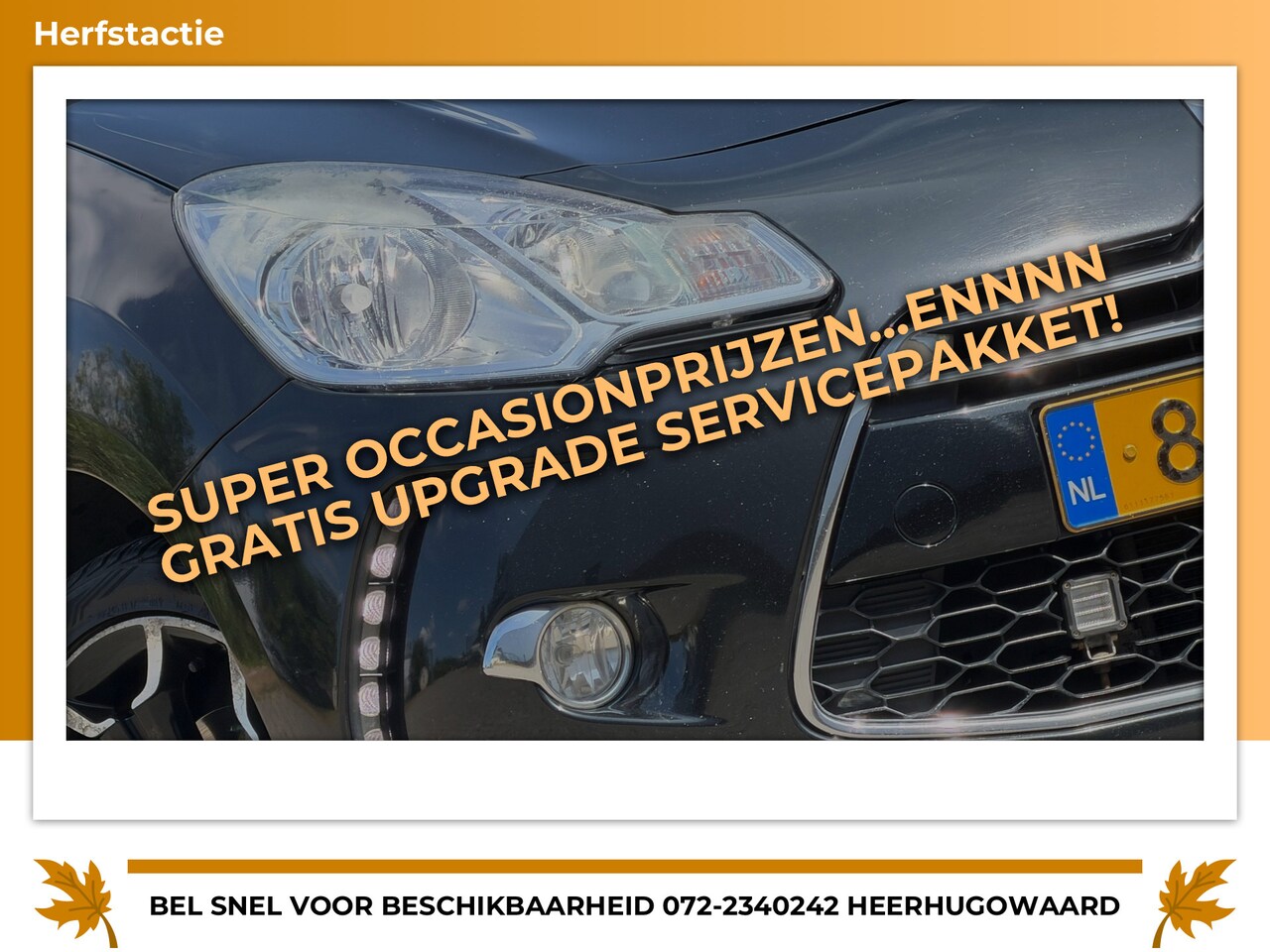Citroën DS3 - 1.6 So Chic - Noir et Blanc - Bellone/Leer/Nav/Clima - Superleuk - AutoWereld.nl