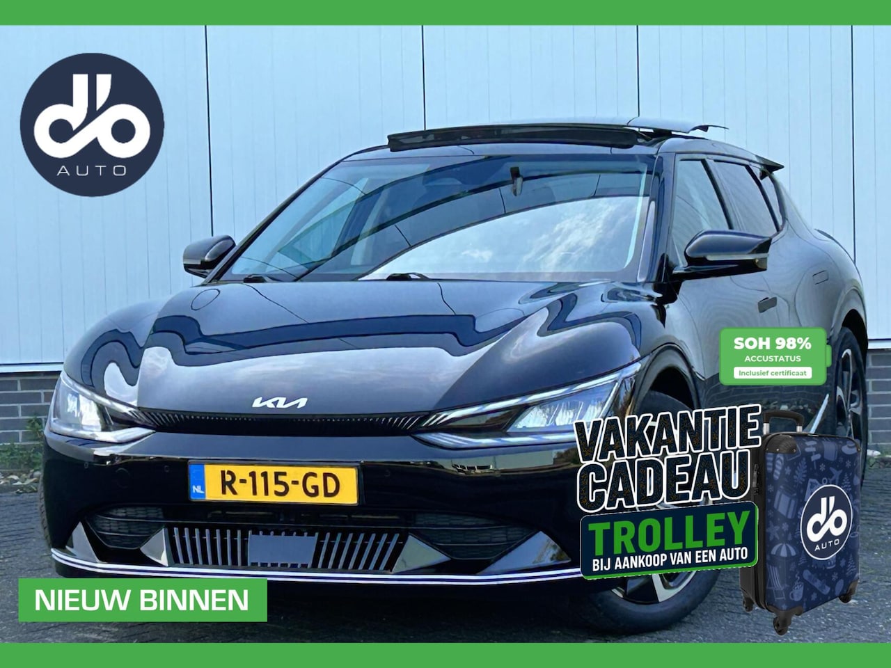 Kia EV6 - Plus Advanced 77.4 kWh SOH 98% I OPEN DAK I LEER I ORG.NL + NAP - AutoWereld.nl