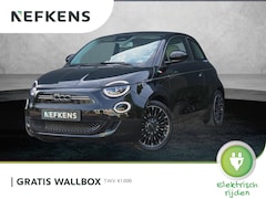 Fiat 500e - La Prima 42kWh | ACCU 93% | 1ste eigenaar | Elektrisch schuifdak | Camera | LEER | Stoelve