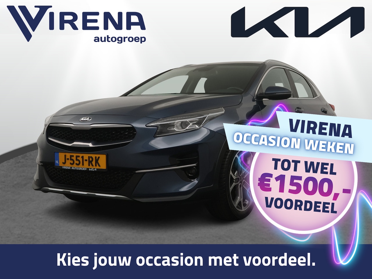 Kia XCeed - 1.0 T-GDi DynamicLine - Navigatie - Cruise Control - Apple CarPlay/Android Auto - Trekhaak - AutoWereld.nl