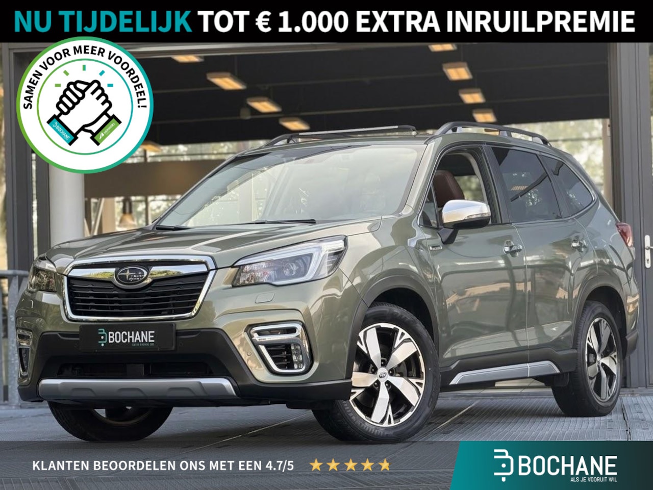 Subaru Forester - 2.0i e-BOXER Premium Automaat 150PK | Leder | Memory Seats | Dodehoekdetectie | Panoramada - AutoWereld.nl