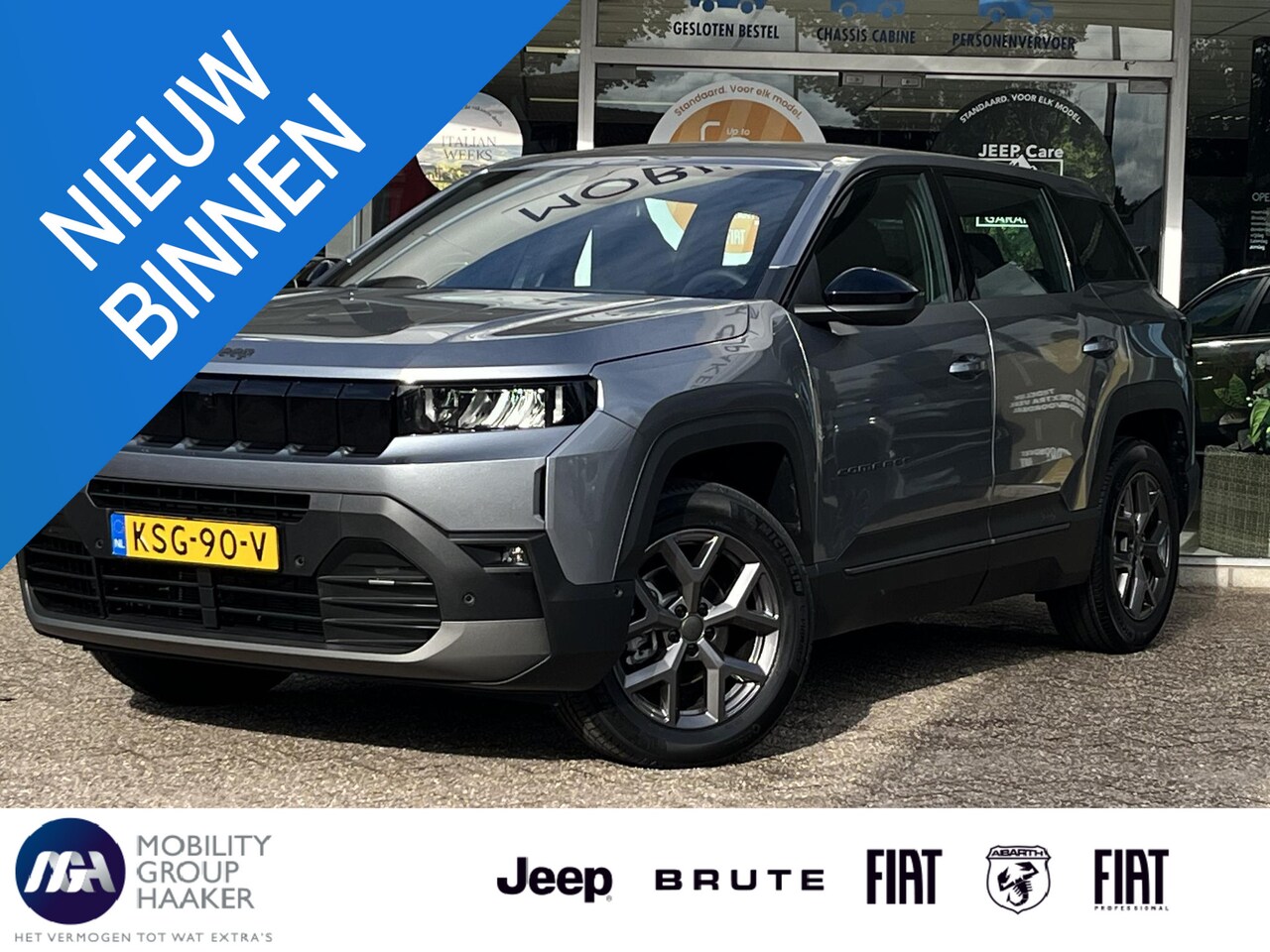 Jeep Compass - 1.2 e-Hybrid Summit | Apple/Android | Adaptive cruise control | 360* camera - AutoWereld.nl