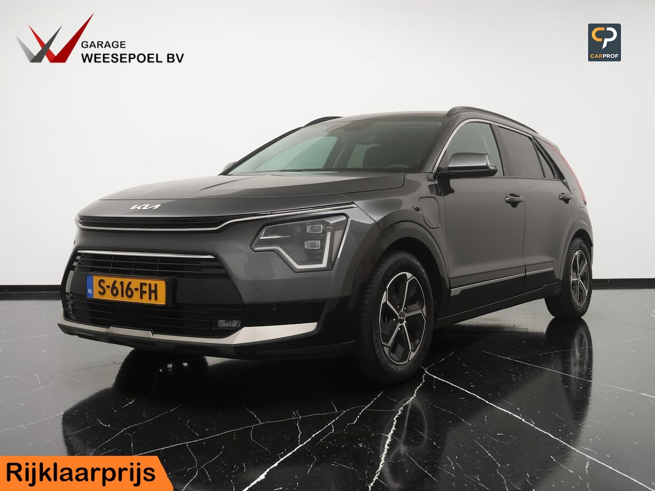 Kia Niro - 1.6 GDi PHEV Plug-in Hybrid DynamicPlusLine 183PK - Navigatie - Camera - Climate control - - AutoWereld.nl