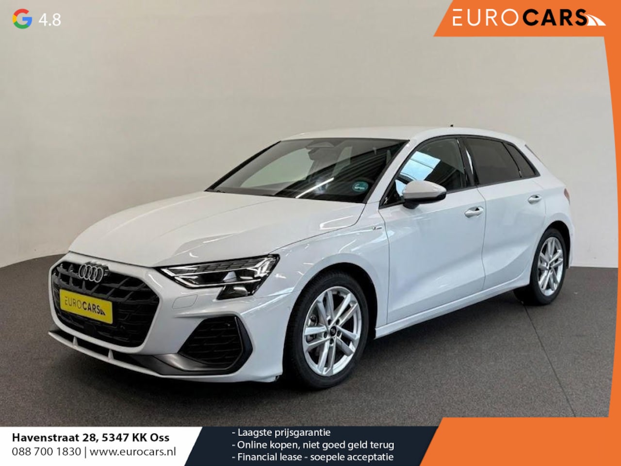 Audi A3 Sportback - 35 TFSI S Edition SONOS Premium Audio climate control Navigatie Carplay Full LED Elektr. S - AutoWereld.nl