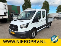 Ford Transit - 2.0TDCI Dubbelcabine 7 Pers Openlaadbak Airco Cruisecontrol Trekhaak
