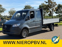 Mercedes-Benz Sprinter - 317CDI Dubbelcabine Openlaadbak ( 3, 40 L ) Airco Cruisecontrol BPM VRIJ EURO 6