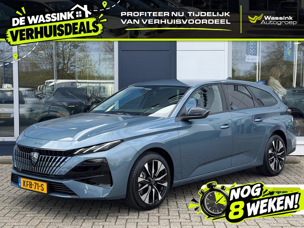 Peugeot 308 SW - Plug-in Hybrid 195pk e-DCS7 Business VOORRAAD VOORDEEL | Navigatie | Camera | Cruise Contr - AutoWereld.nl
